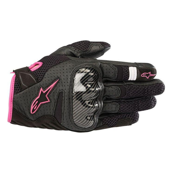 Alpinestars Stella SMX-1 V2 Air Gloves Women's Motorcycle Gloves Alpinestars Black/Fuchsia XS 