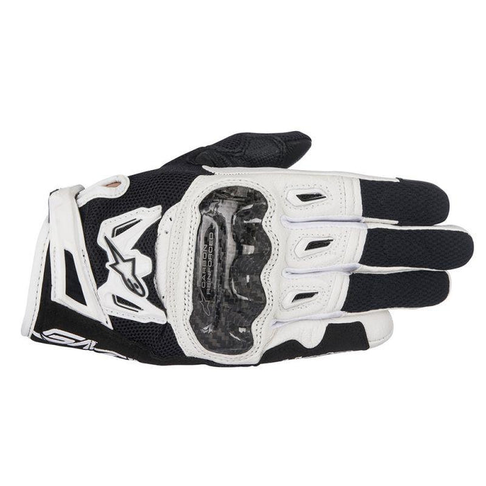 Alpinestars Stella SMX-2 Air Carbon V2 Leather Gloves Women's Motorcycle Gloves Alpinestars Black/White XS 