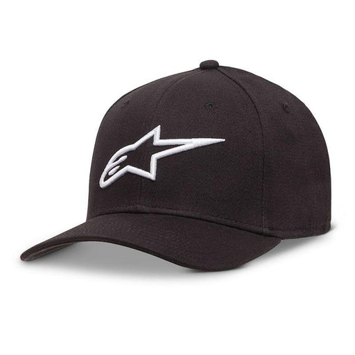 Alpinestars Youth Ageless Curved Hats Child & Youth Casual Alpinestars Black/White One Size 