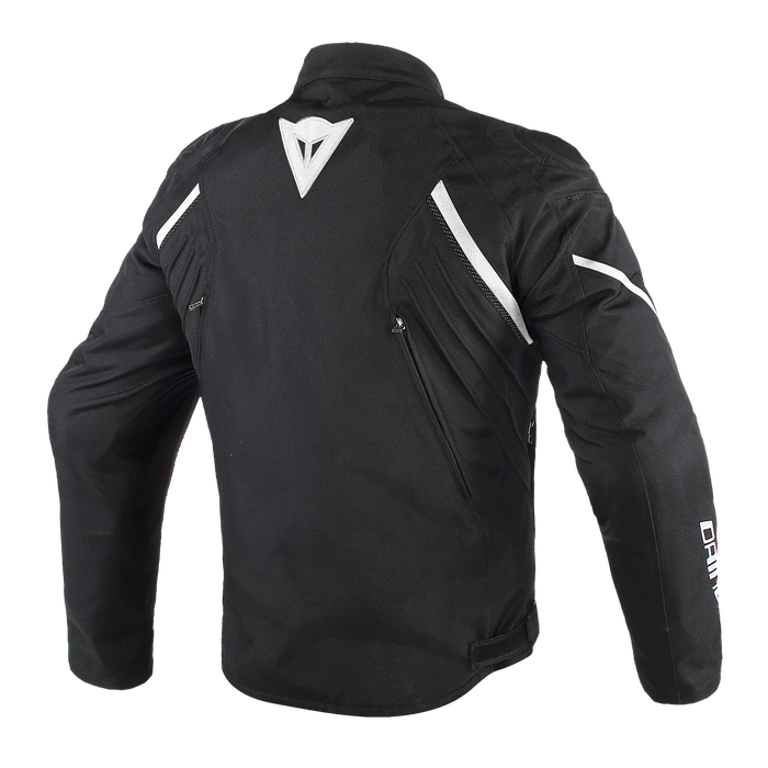 Dainese Avro D2 Tex Jacket in Black/Black/White