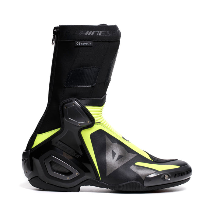 Dainese Axial 2 Boots in Black/Fluo Yellow