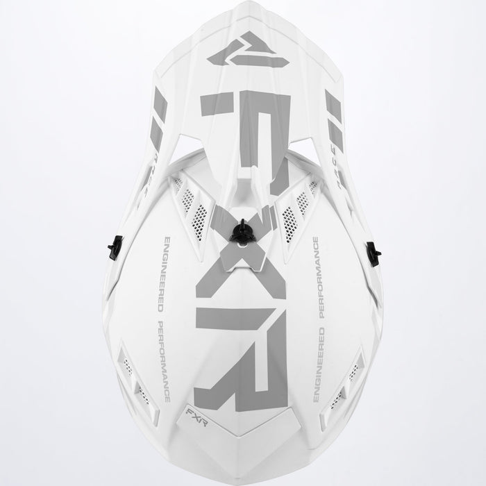 FXR Helium Prime Helmet with Auto Buckle in White