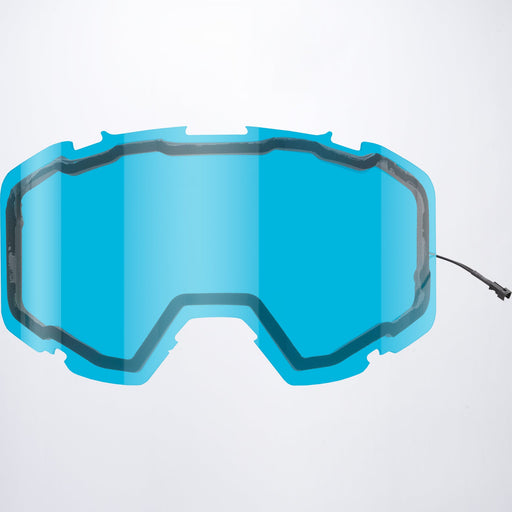 FXR Maverick E-Goggle Heated Dual Lens in Blue