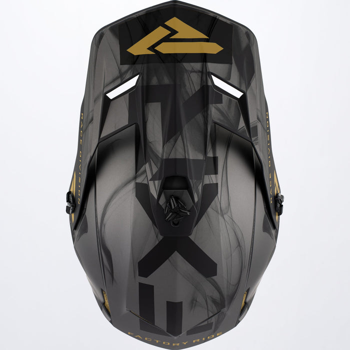 FXR Clutch Smoke Helmet in Gold