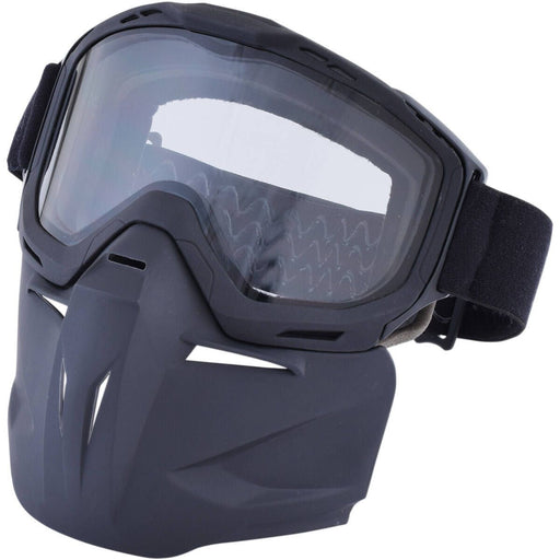 AFX Bounty Hunter Goggles And Mask 2023 in Matte black w/ clear lens