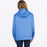 FXR Podium Tech Pullover Youth Hoodie in Tranquil Blue/Razz