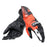 Dainese Carbon 4 Long Leather Gloves in Black/Fluo Red/White