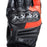 Dainese Carbon 4 Short Leather Gloves in Black/Fluo Red