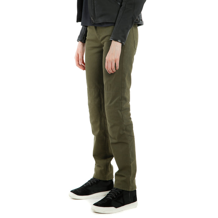 Dainese Casual Regular Lady Pants in Olive