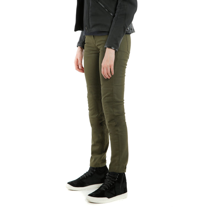Dainese Casual Slim Lady Pants in Olive