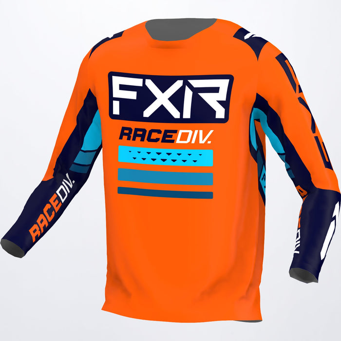 FXR Clutch Pro MX Youth Jersey in Orange/Midnight
