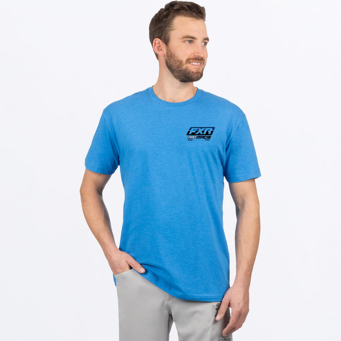 FXR Race Div. Premium T-shirt in Tranquil Blue/Black