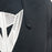 Daemon-X Safety Hoodie Full Zip in Black/Black/White