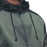 Daemon-X Safety Hoodie Full Zip in Army Green/Black