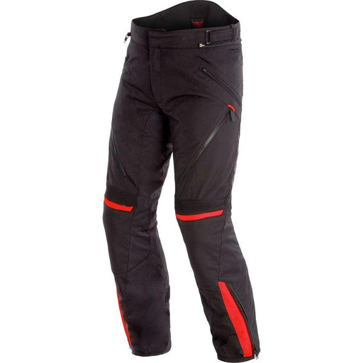 Dainese Tempest 2 D-Dry Pants Men's Motorcycle Pants Dainese BLACK/BLACK/TOUR-RED 44 