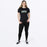 FXR Podium Premium Women's T-shirt in Black/Lt. Sage