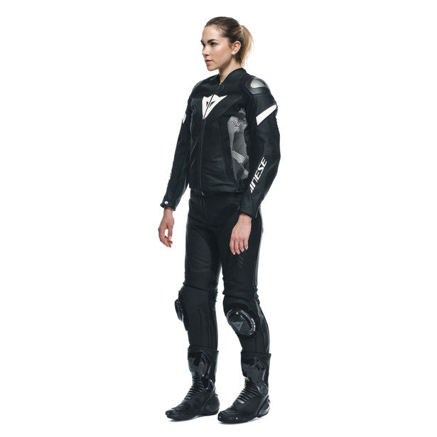 Dainese Delta 4 Lady Leather Pants in Black