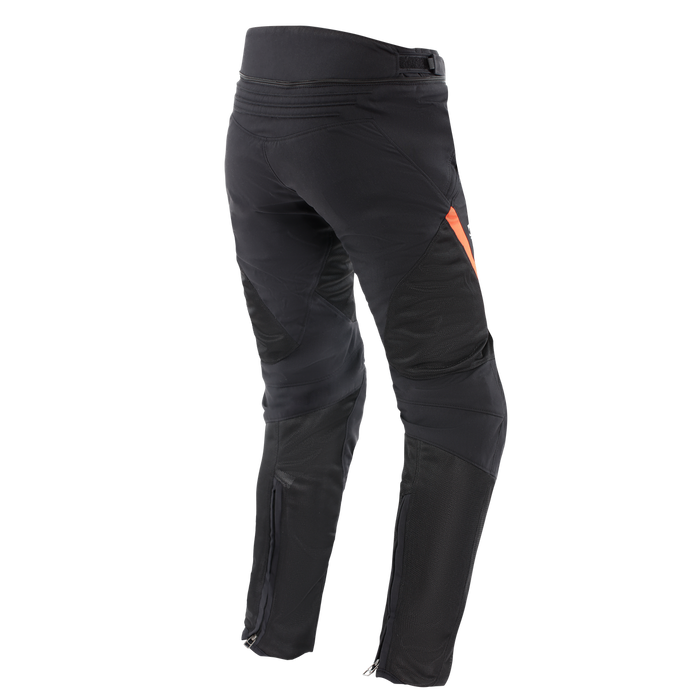 Dainese Drake 2 Super Air Tex Pants in Black/Anthracite/Fluo Red
