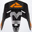 FXR Clutch Evo Helmet Peak in Black/Orange