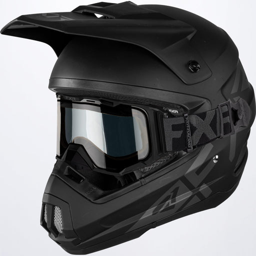 FXR Torque Cold Stop QRS Helmet in Black Ops