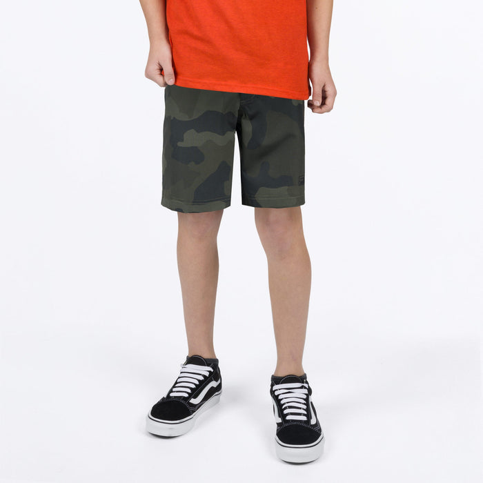 FXR Attack Youth Short in Army Camo