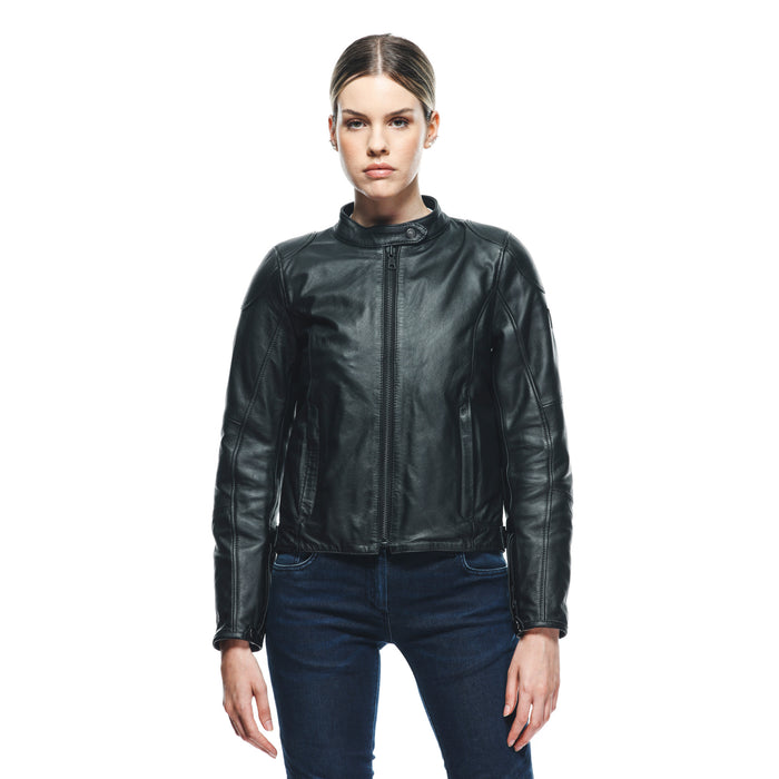 Dainese Electra Lady Leather Jacket in Black