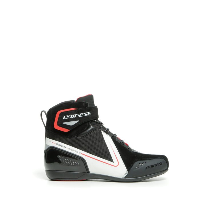 Dainese Energyca D-WP Shoes in Black/White/Red