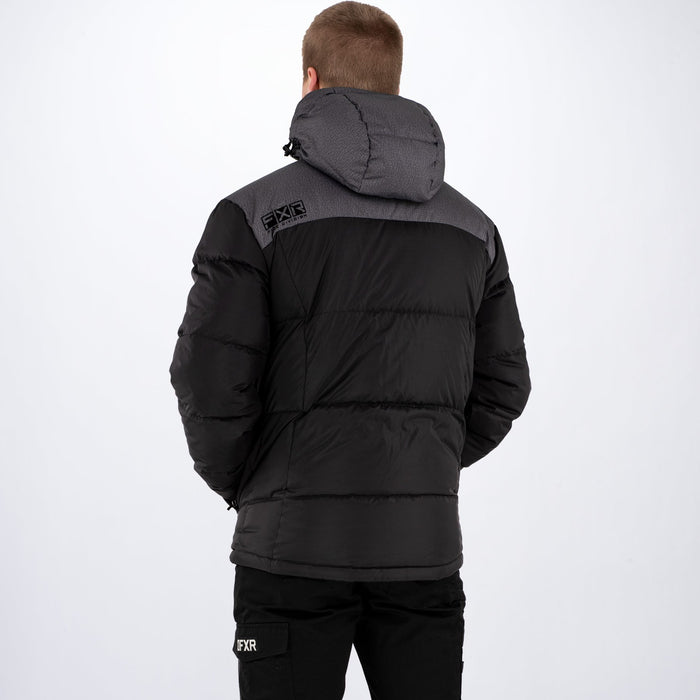 FXR Elevation Synthetic Down Jacket in Black/Charcoal Heather
