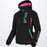 FXR Evo FX Women's Jacket in Black/Mint-E Pink Fade