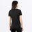 FXR Helium Premium V-neck Women's T-shirt in Black/Melon