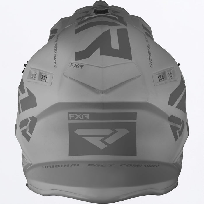 FXR Helium Prime Helmet with Quick-Release Buckle in Steel