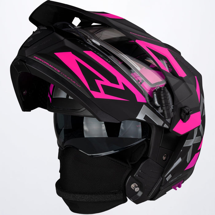 FXR Maverick X Helmet in Black/Fuchsia