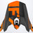 FXR Torque Team Helmet Peak in Black/Orange