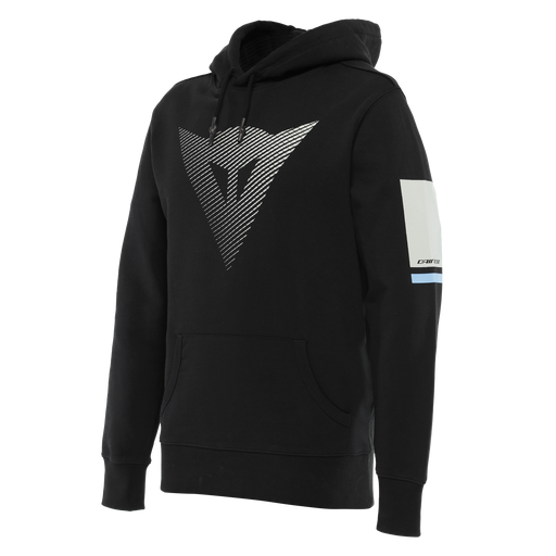 Dainese Fade Hoodie in Black/Cool Grey/White