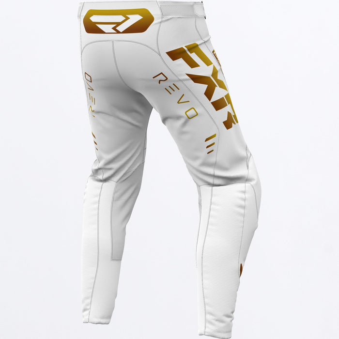 FXR Revo MX Pants in White/Gold
