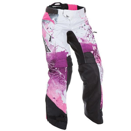 FLY RACING Youth Kinetic Over the Boot Pants Pink/Purple Youth Motocross Pants Fly Racing 