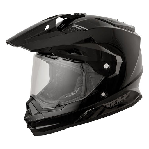 FLY RACING Trekker 15 Dual Sport Single Lens Helmets in Black
