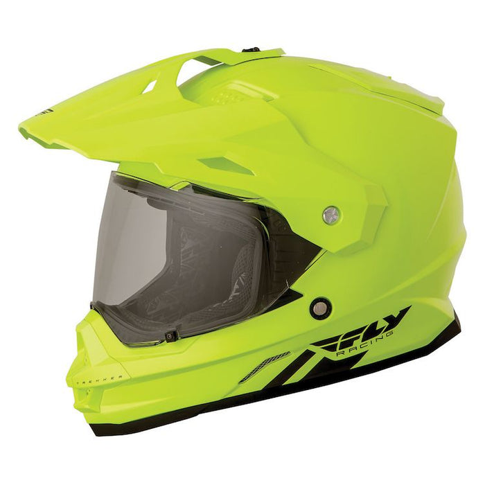 FLY RACING Trekker 15 Dual Sport Single Lens Helmets in Hi-Vis