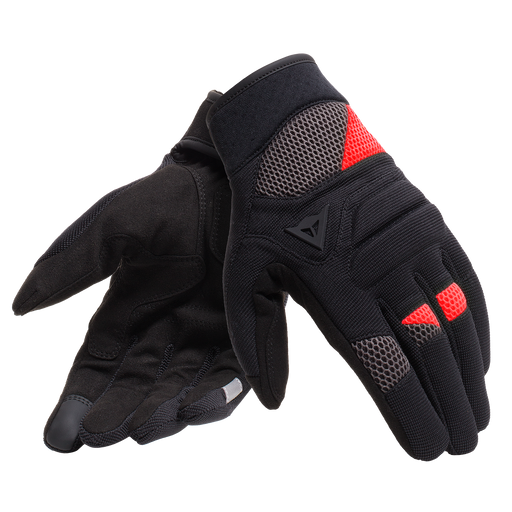 Dainese Fogal Unisex Gloves in Black/Red