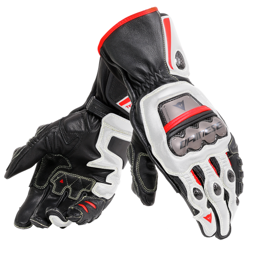 Dainese Full Metal 6 Gloves in Black/White/Red