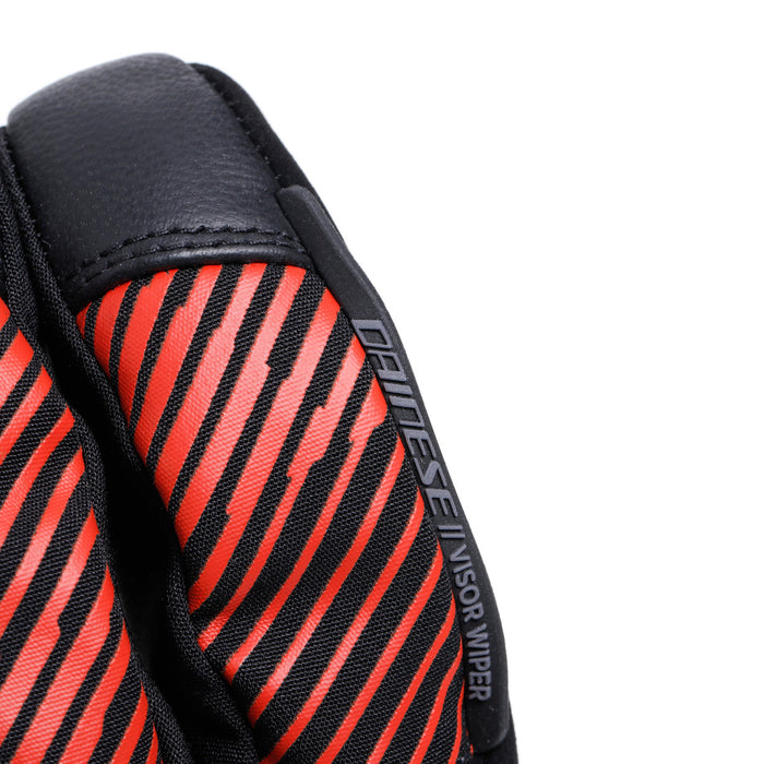 Dainese Fulmine D-Dry Gloves in Black/Red