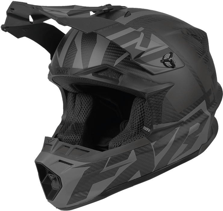 FXR Blade 2.0 Carbon Helmet Black Ops Snowmobile Helmets FXR 