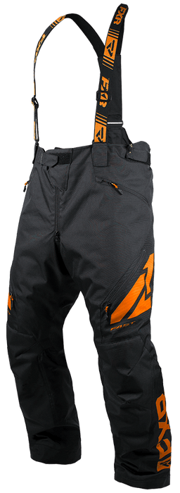 FXR M Clutch FX Pant Black/Orange Men's Snowmobile Pants FXR
