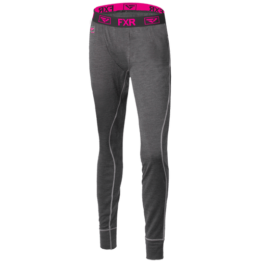 FXR W Vapour 50% Merino Pant Char/Fuchsia Women's Base Layers FXR 