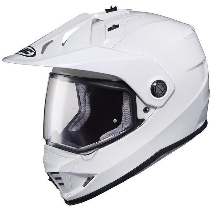 HJC DS-X1 Solid Helmets Motorcycle Helmets HJC White XS 
