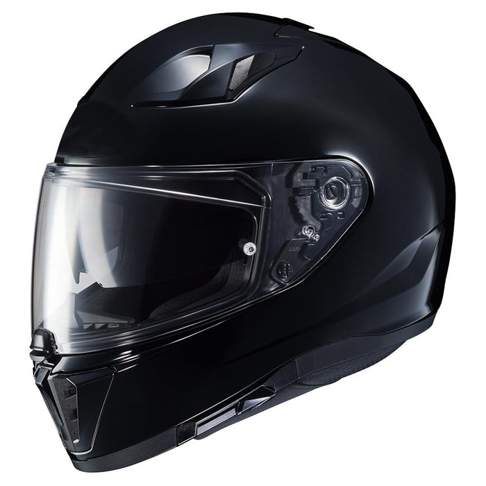 HJC i 70 Solid Helmets Motorcycle Helmets HJC Black XS 
