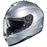 HJC IS-17 Solid Helmets Motorcycle Helmets HJC Silver XS 