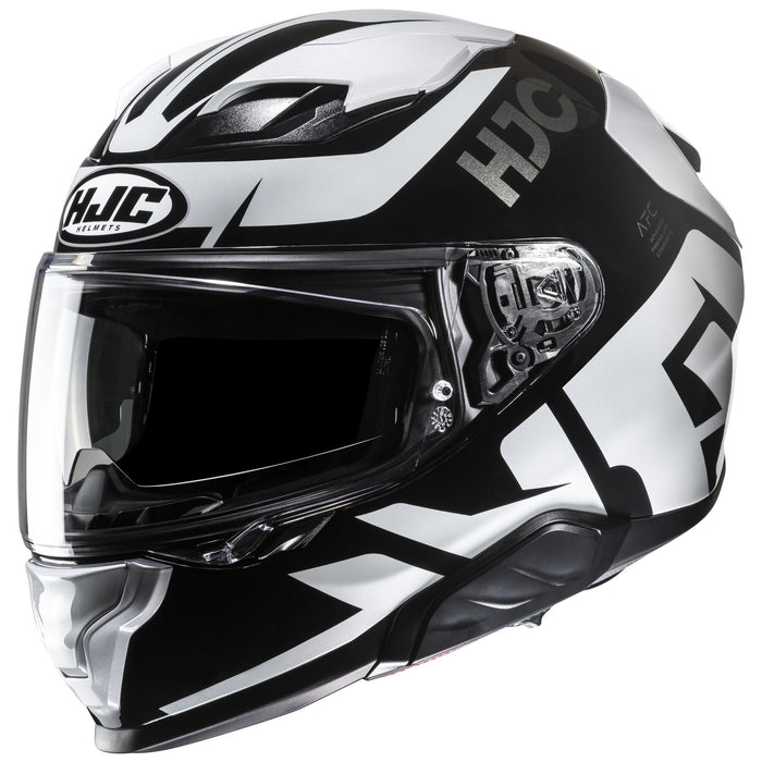 HJC F71 Bard Helmet in Semi-flat Black/Gray