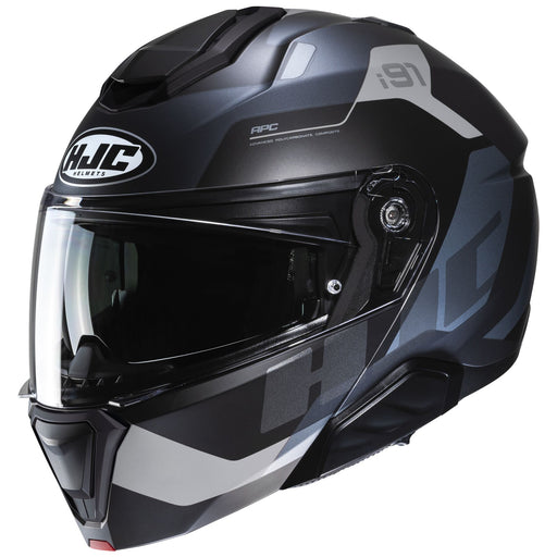 HJC i91 Carst Helmet in Semi-flat Gray/Red