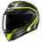 HJC C10 Elie Youth Motocross Helmet in Semi-flat Black/HiViz